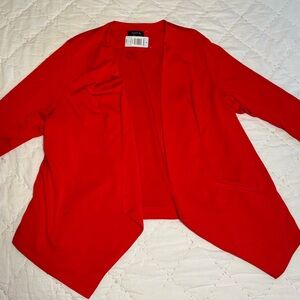 Torrid Red Open Front Blazer 3X